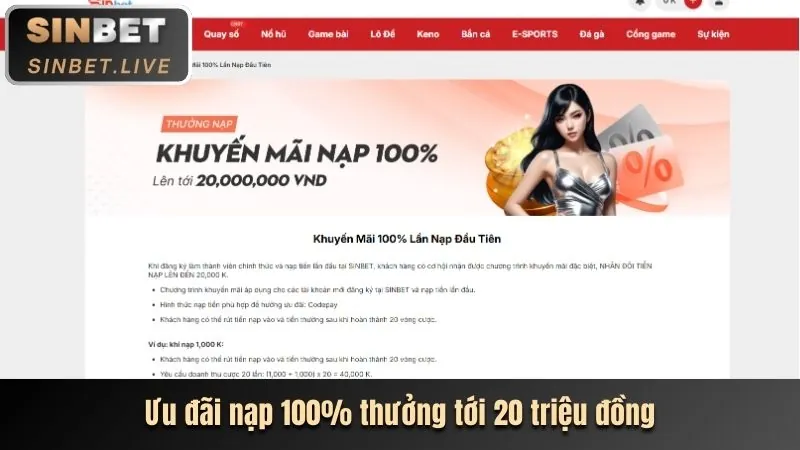 Giao diện tổng quan cá cược thể thao 18win 1